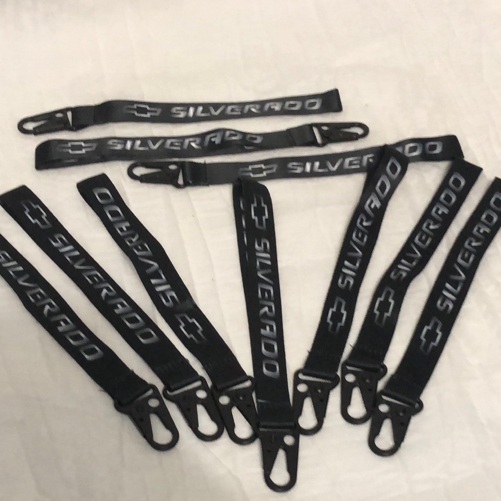 Silverado Metal Clasp Keyring Straps Bundle 10